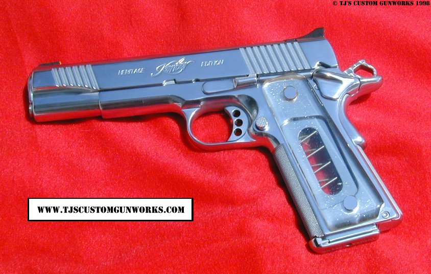 Mirror Polish Hard Chrome Kimber 1911 .45  Match 1