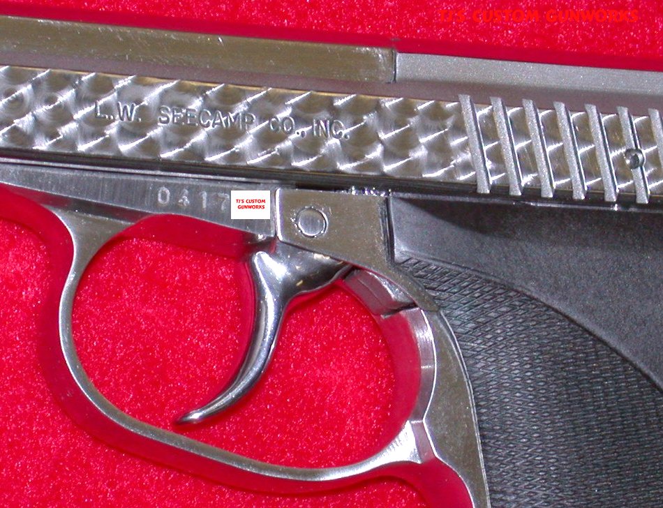 Seecamp .32 With Polished & Jewelled Slide By TJ's Custom Gunworks