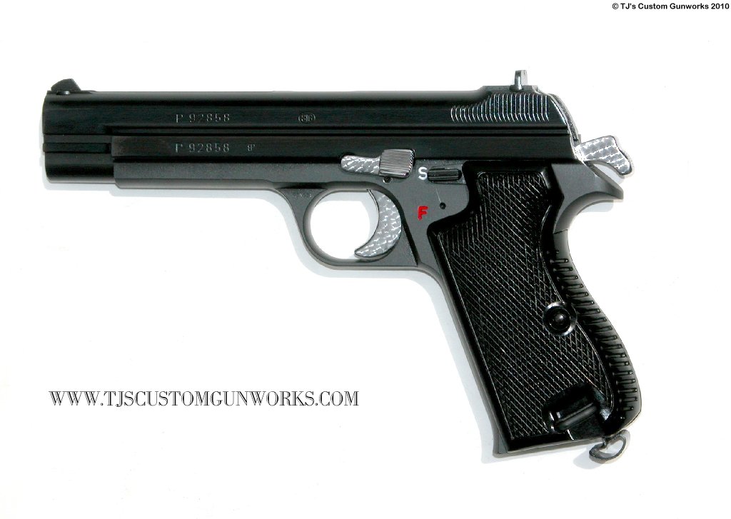 Custom Sig Sauer P210 High Polished Blue / Black Oxide 1