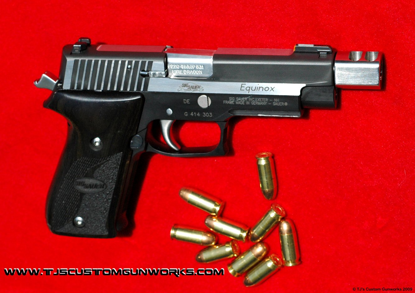 Custom Sig Sauer P220 Equinox With TJ's Compensator
