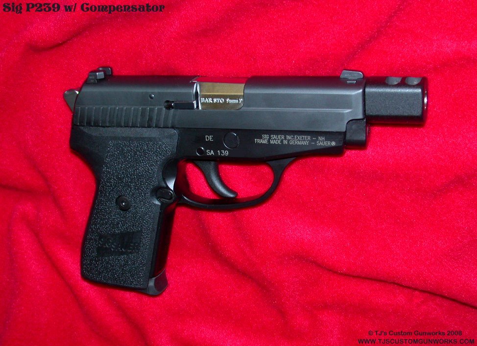 Custom Sig Sauer P239 Comp Gun Black Teflon 1
