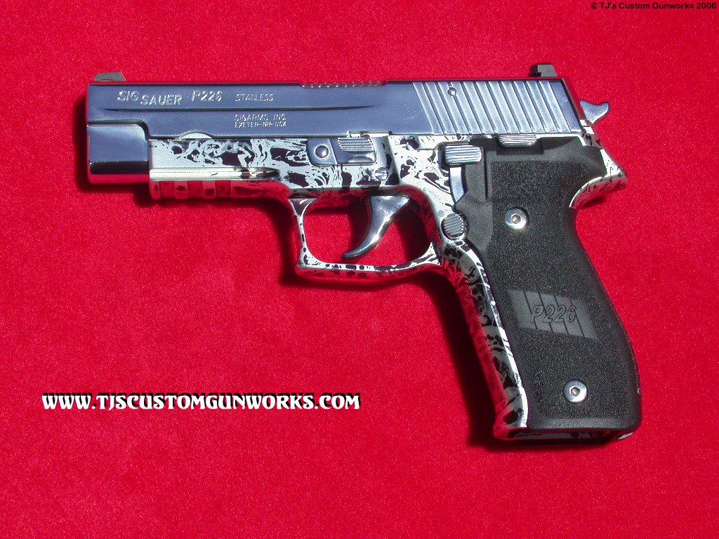 Sig Sauer P226R With Silver & Black Frame 1