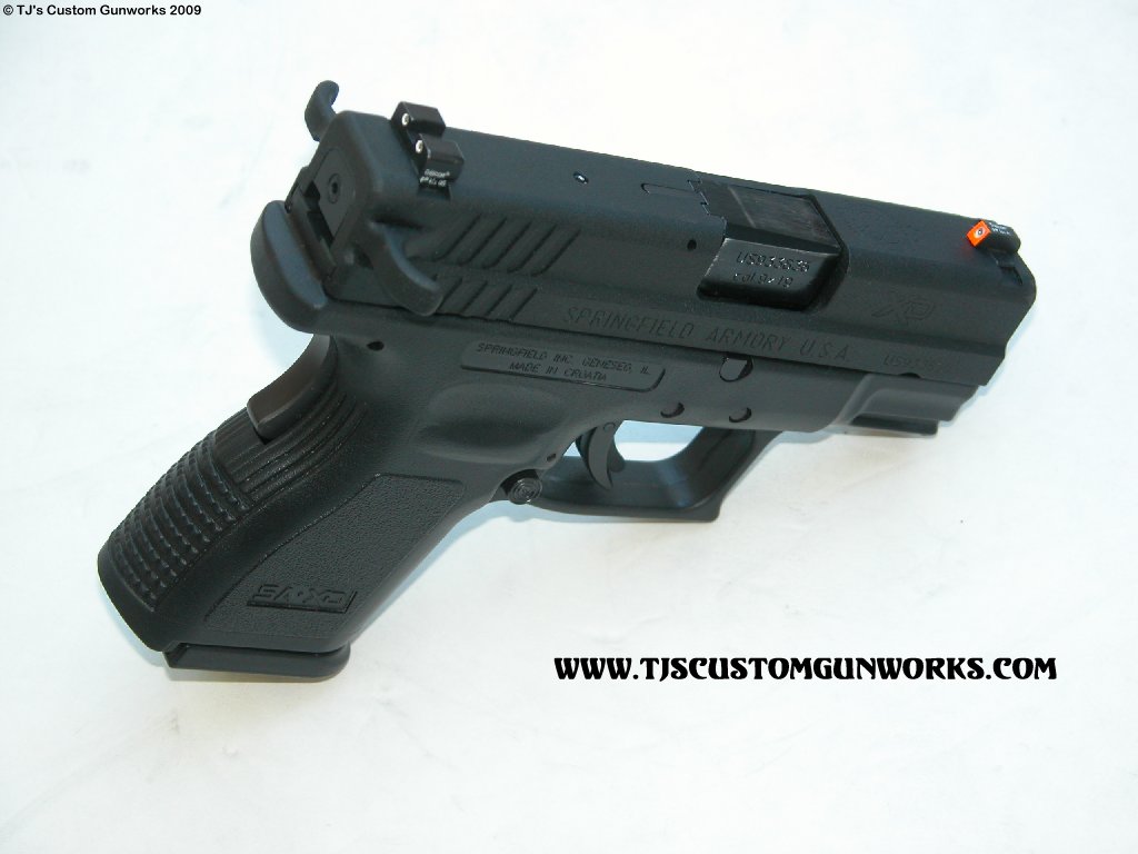 Custom Springfield Armory XD  With Slide Cocking Hooks & Teflon 2