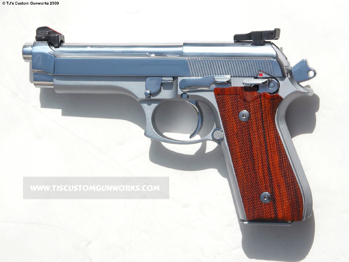 Custom Hard Chrome Taurus 92 9mm  1