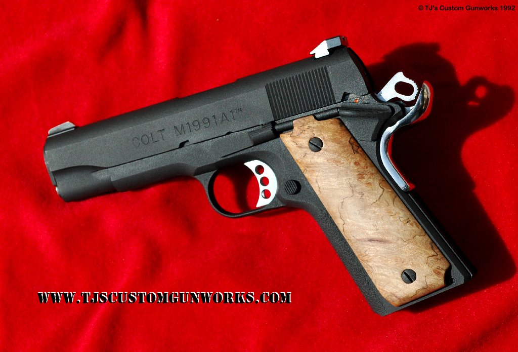 Black Teflon Custom Colt 1991A1 Commander .45
