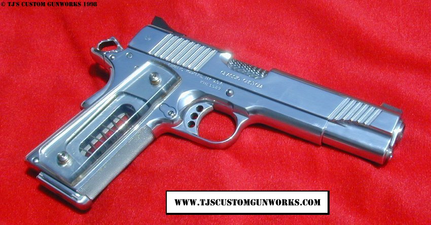 Mirror Polish Hard Chrome Kimber 1911 .45  Match  2