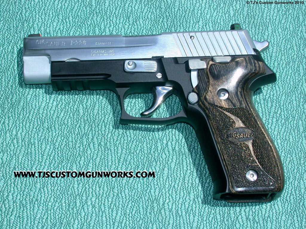 Custom Sig Sauer P226 2-Tone Hardchromed Equinox