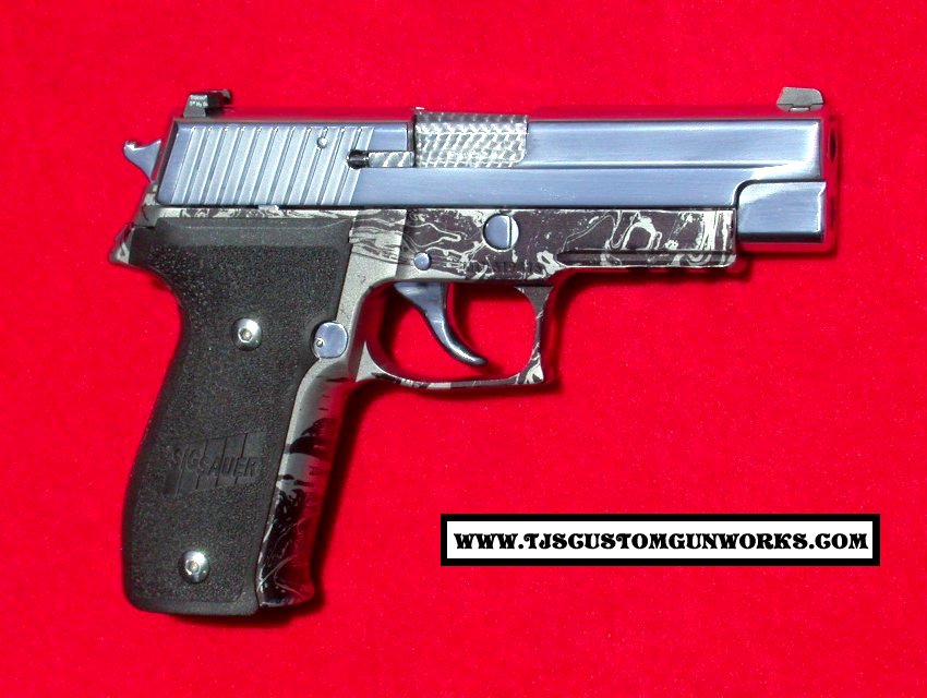 Sig Sauer P226 With Silver & Black Frame 2