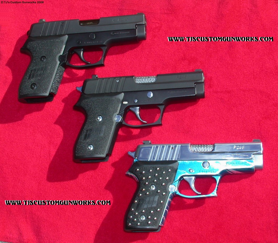 Sig Sauer P245 Trio Of Customs! 2