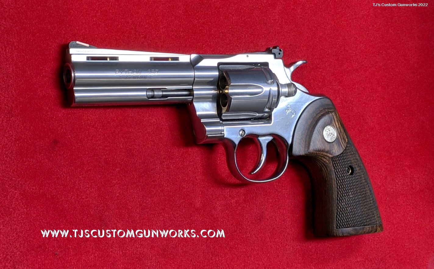 Custom New Colt Python .357 Magnum Stainless