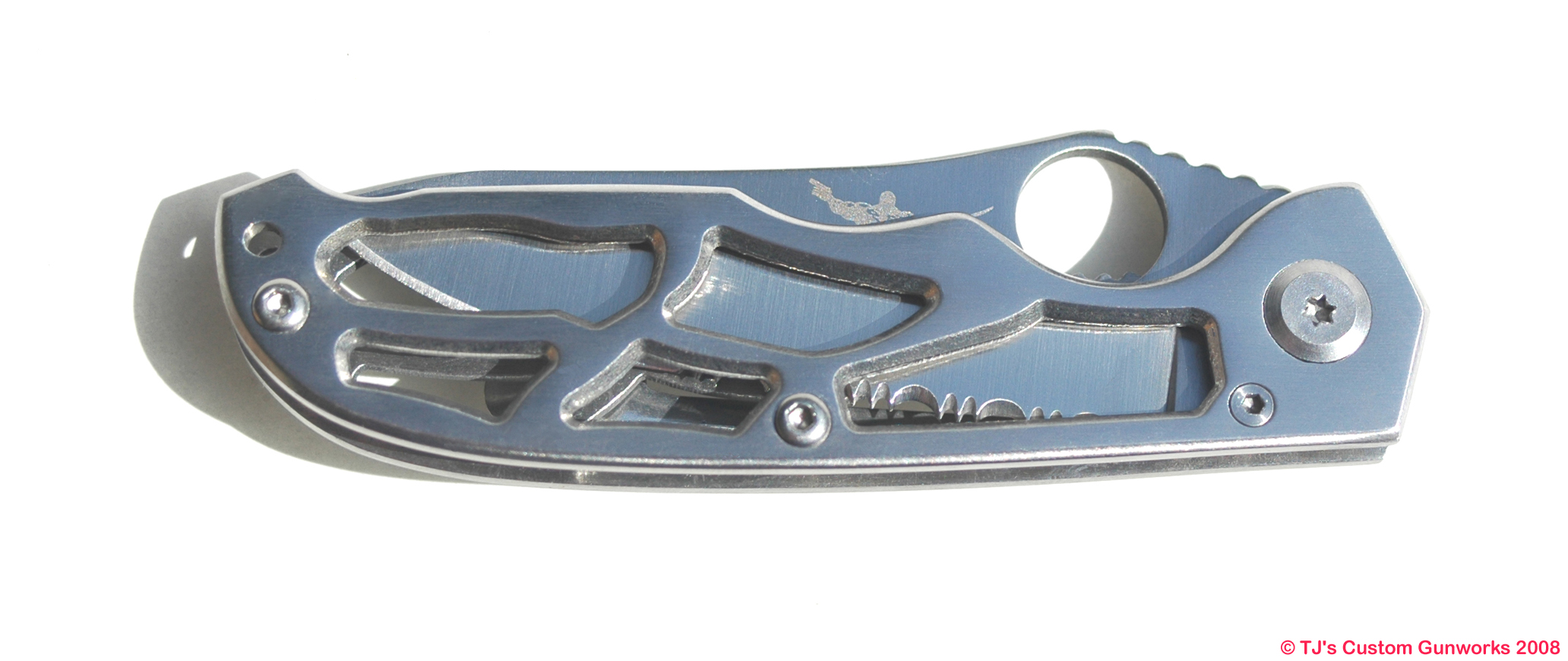 TJ's Custom Gunworks Excalibur Stainless Pocket Knife