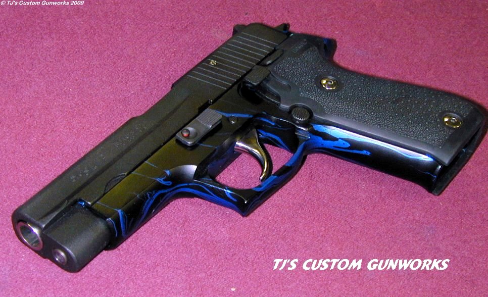 Sig Sauer P220 Custom Blue & Black & Teflon