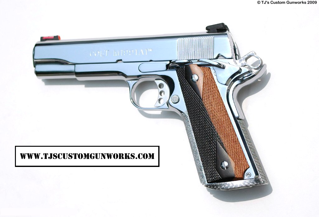 High Polished Hard Chrome Colt 1991A1 Custom 1