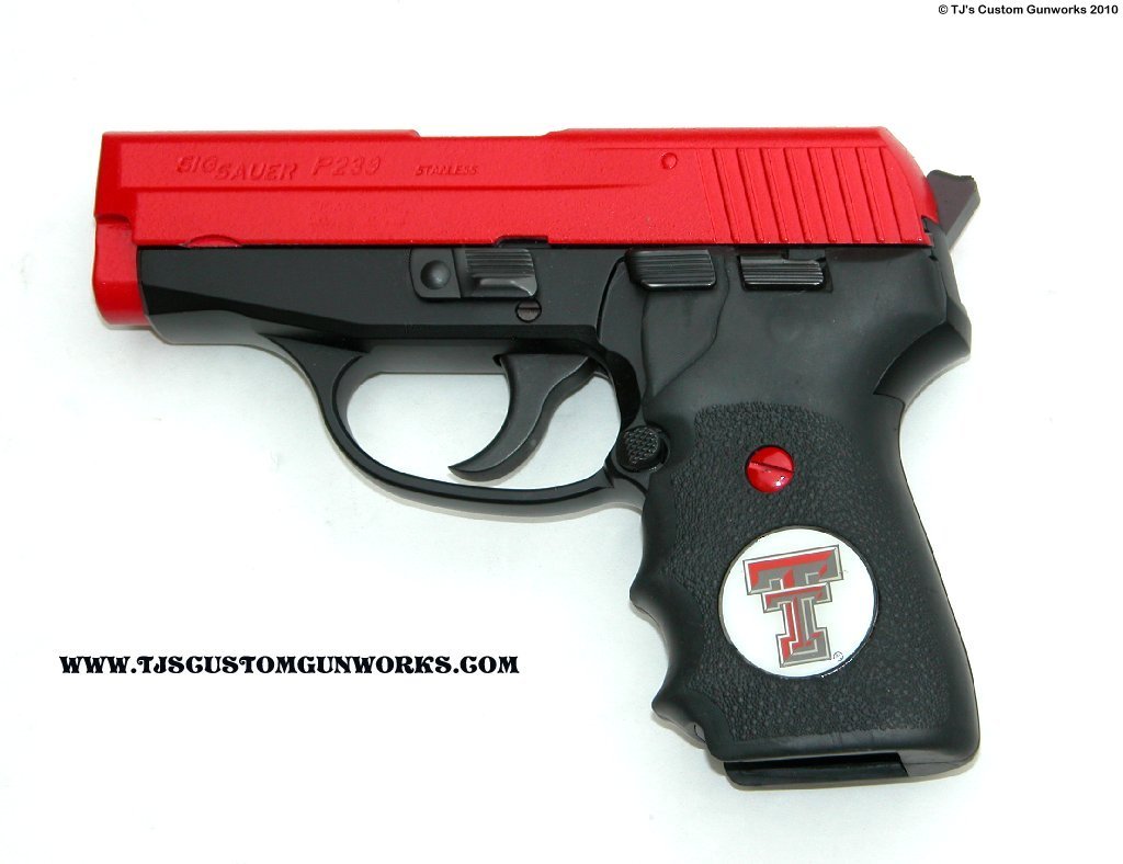 Custom Red Texas Sig Sauer P239 1