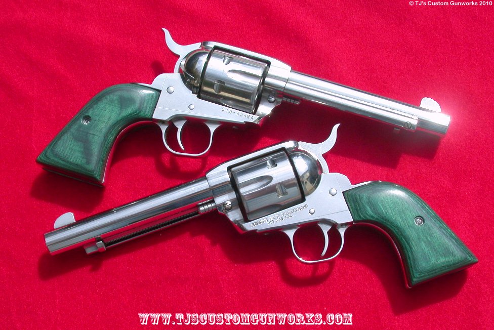 High Polished Stainless Ruger Vaqueros