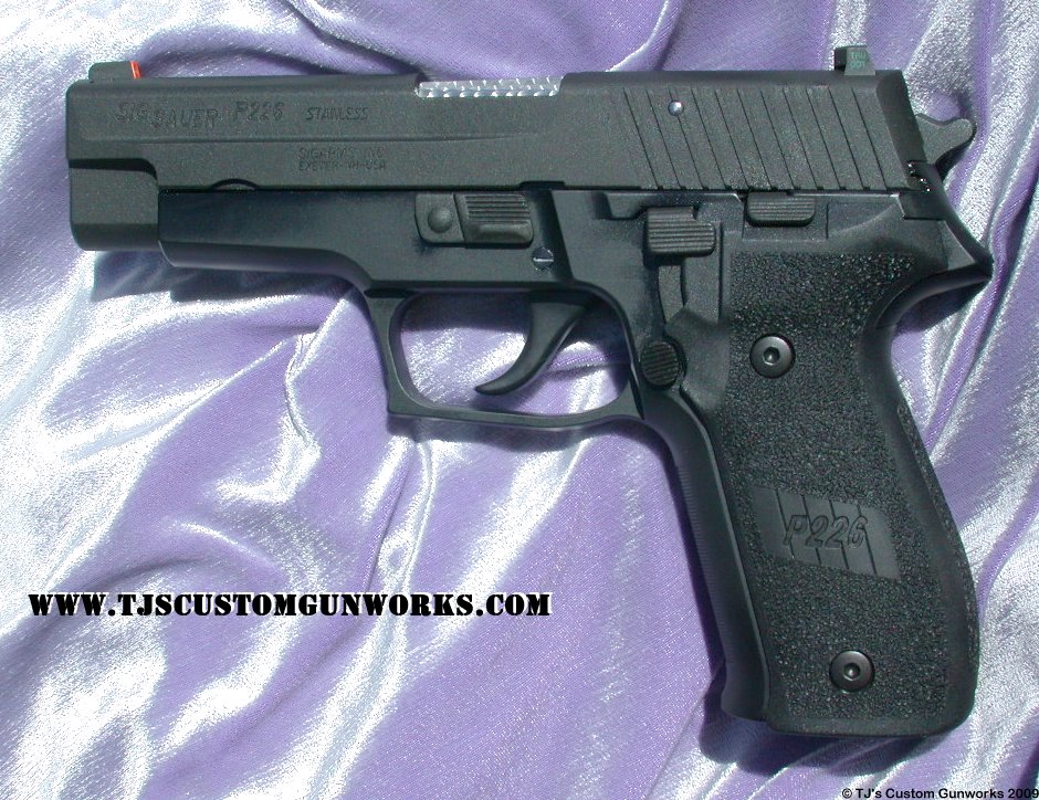 Custom Sig Sauer P226 -  Black Stealth Teflon