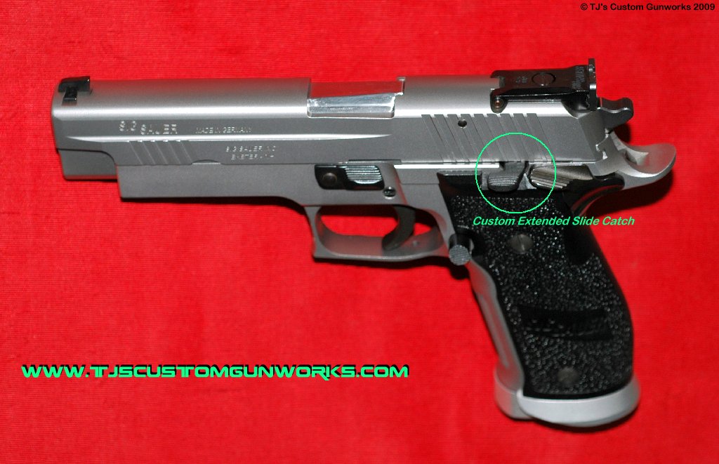 Sig Sauer X5 Stainless With Custom Extended Slide Catch