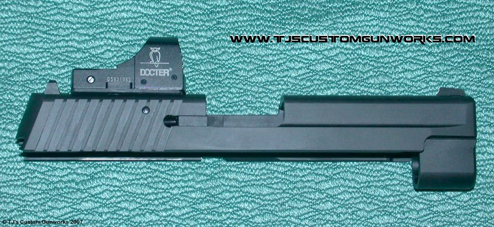 Doctor Red Dot Sight Mill Mounted On Sig P226 Slide 4