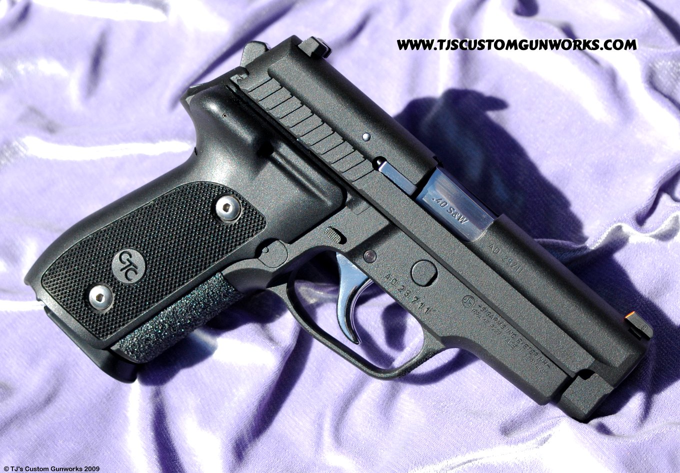 Black Teflon Sig P229 Custom With TJ SIG-SAFE Safety 2