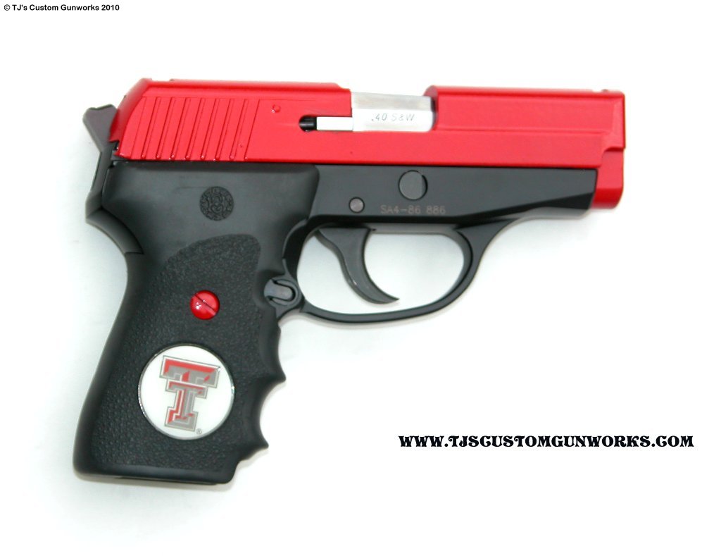 Custom Red Texas Sig Sauer P239 2