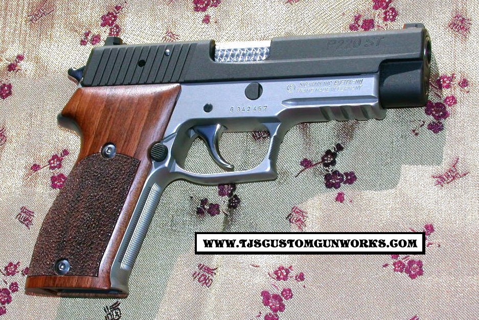 Custom Sig Sauer P220ST Melted Two-Tone .45 2