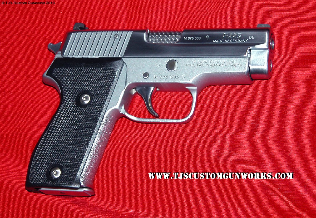 Sig Sauer P225 Full Hard Chrome Custom 9mm  2