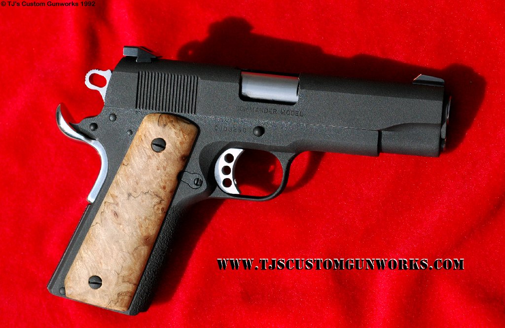 Black Teflon Custom Colt 1991A1 Commander .45