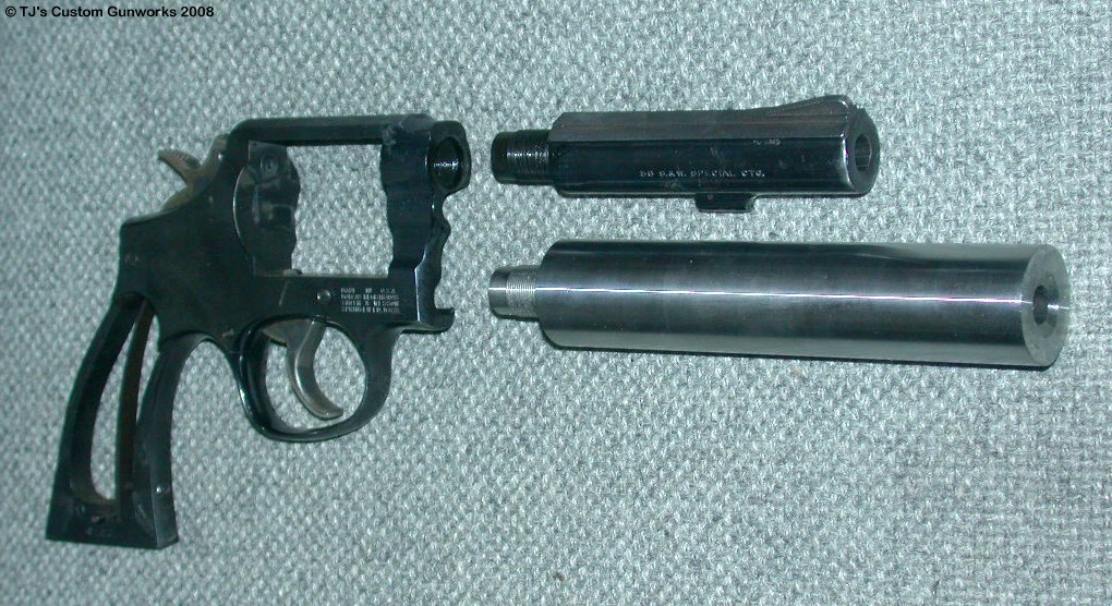 Custom S&W Mod 10 Bull Barrel .38 Special Pin Gun